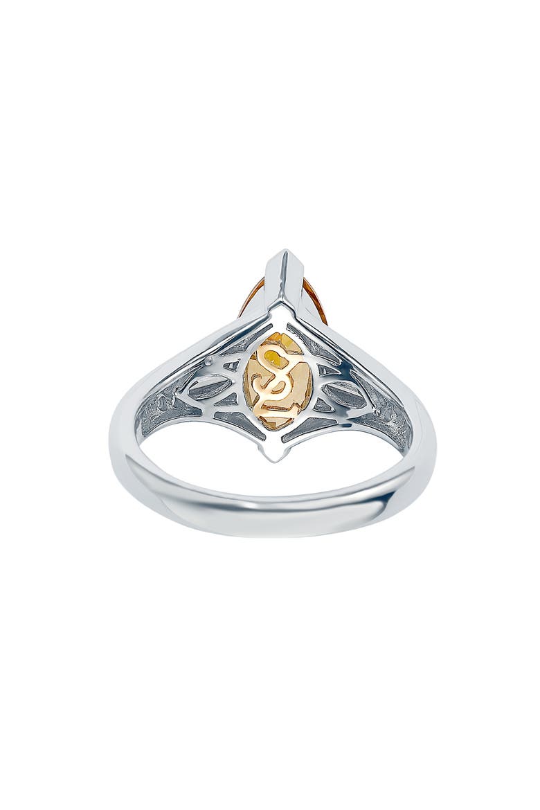 Sterling Silver Brown CZ Marquise Ring, Alternate, color, BROWN