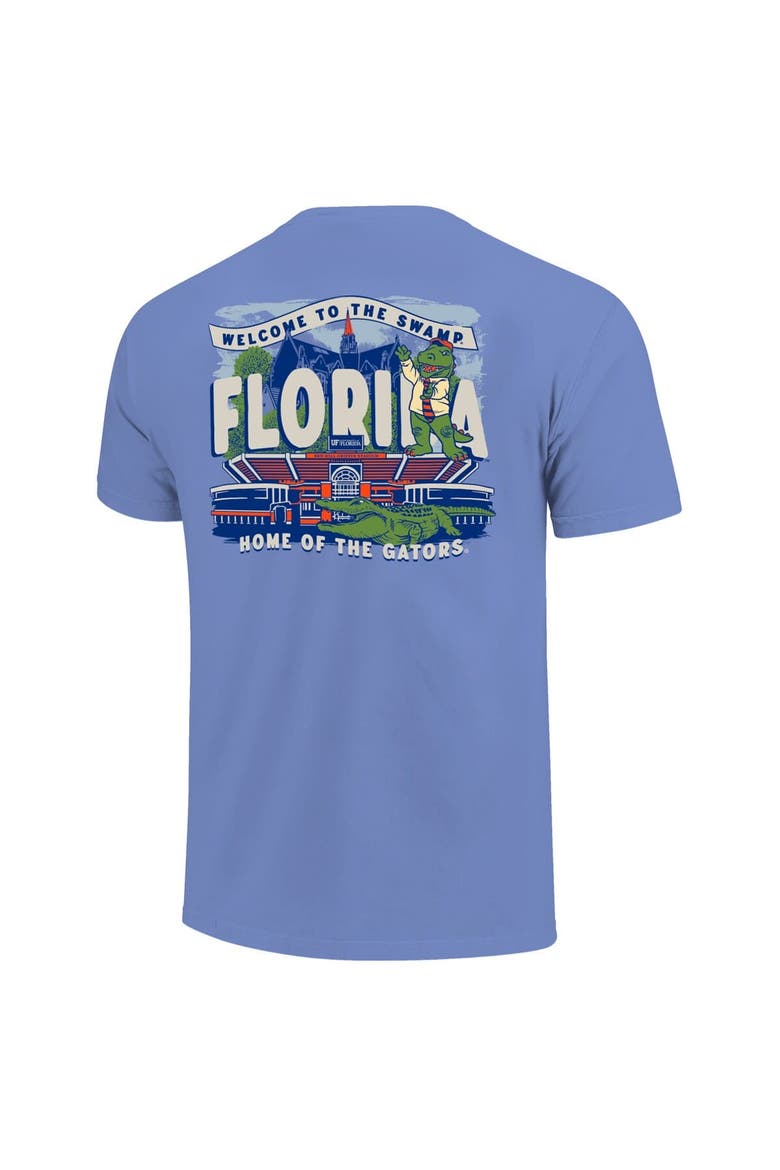 Youth  Royal Florida Gators Comfort Colors Hyperlocal Campus Scene T-Shirt, Alternate, color, Royal