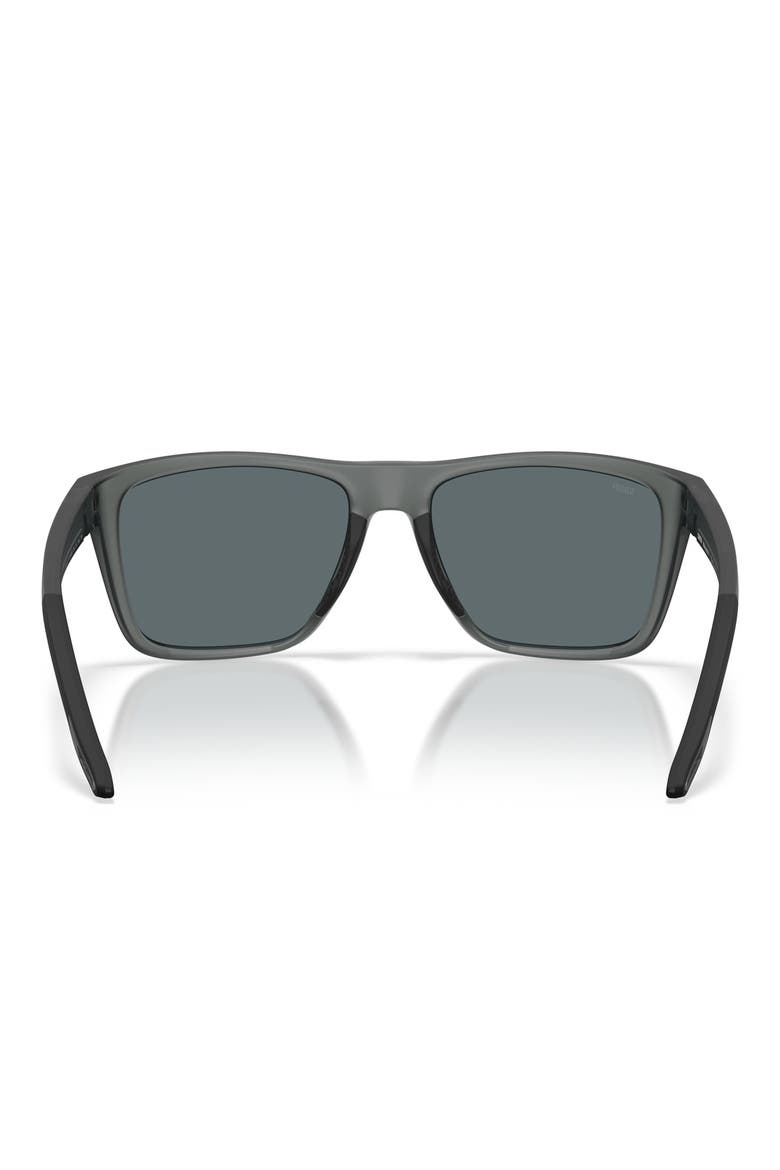 Mainsail XL 59mm Mirrored Polarized Square Sunglasses, Alternate, color, GRAY SMOKE / BLUE MIRROR 580P