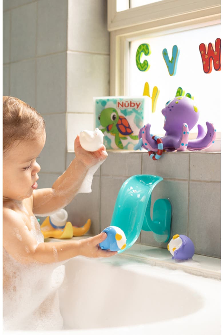 Penguin Slide Bath Playset, Alternate, color, NONE