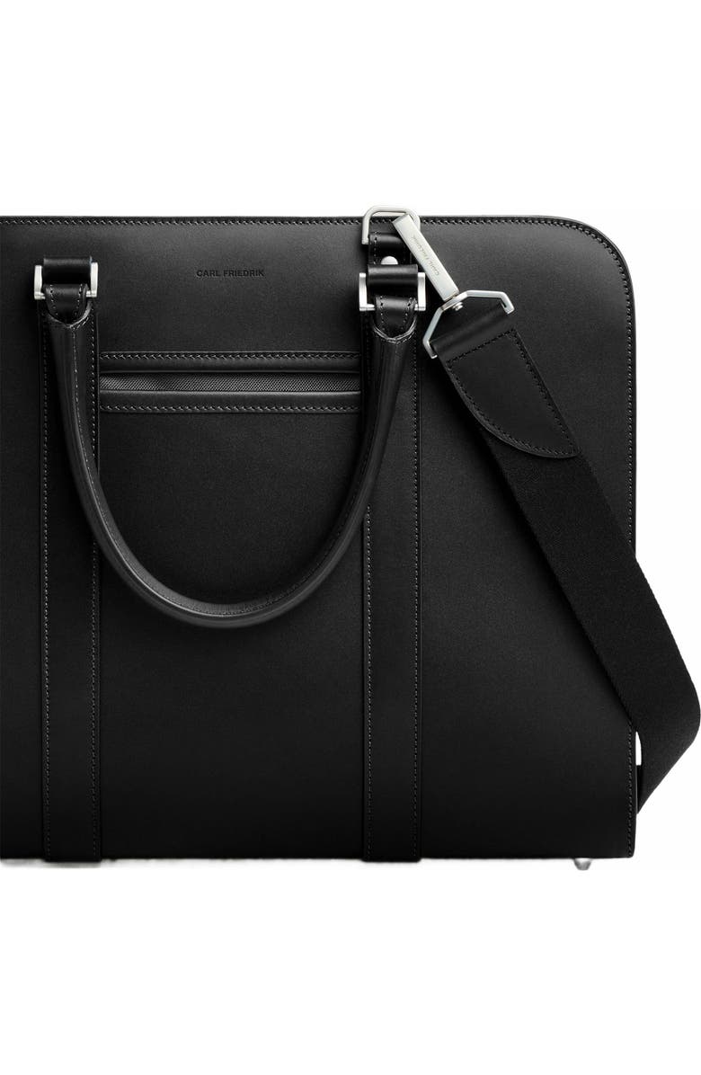 Carl Friedrik Palissy Double Briefcase, Alternate, color, Black
