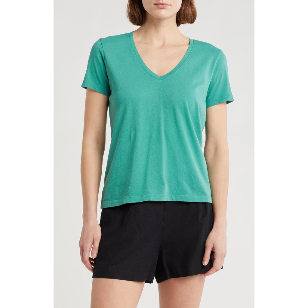 Madewell Soft Fade Cotton T-shirt In Green