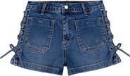 Joe's Jeans Kids' Emmy Lace-Up Denim Shorts
