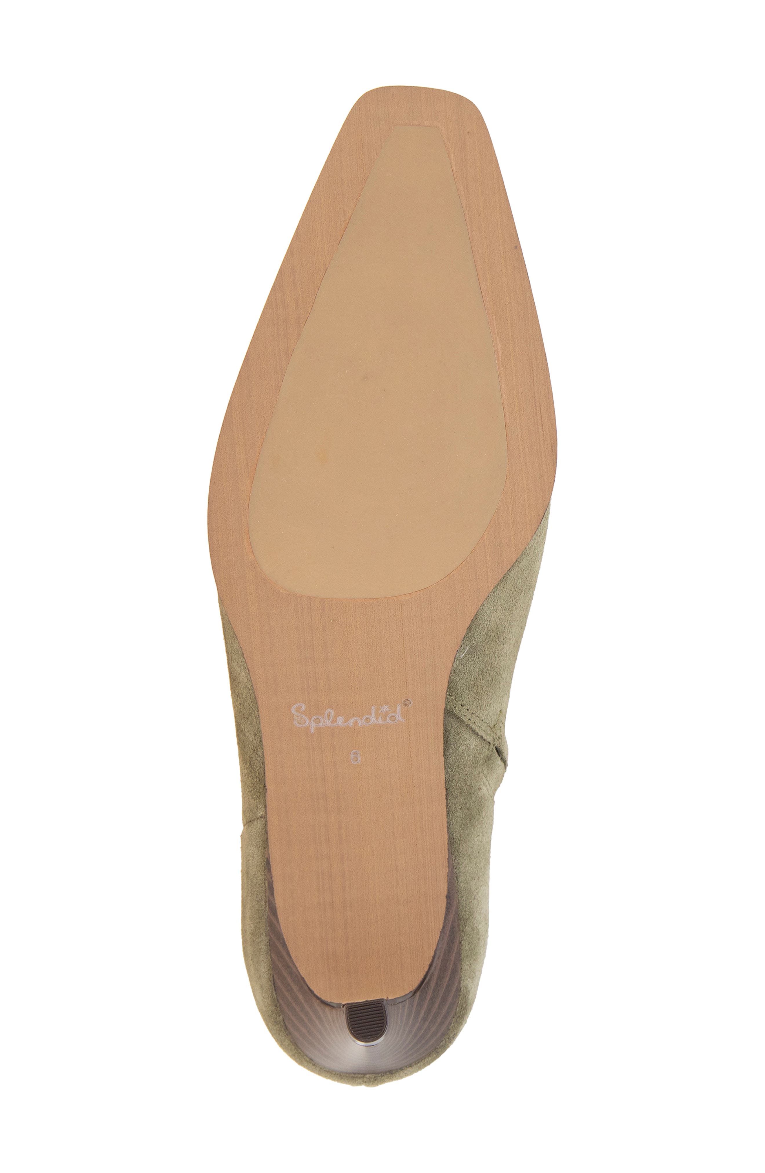 Splendid Jennifer Side Zip Ankle Bootie, Alternate, color, Olive