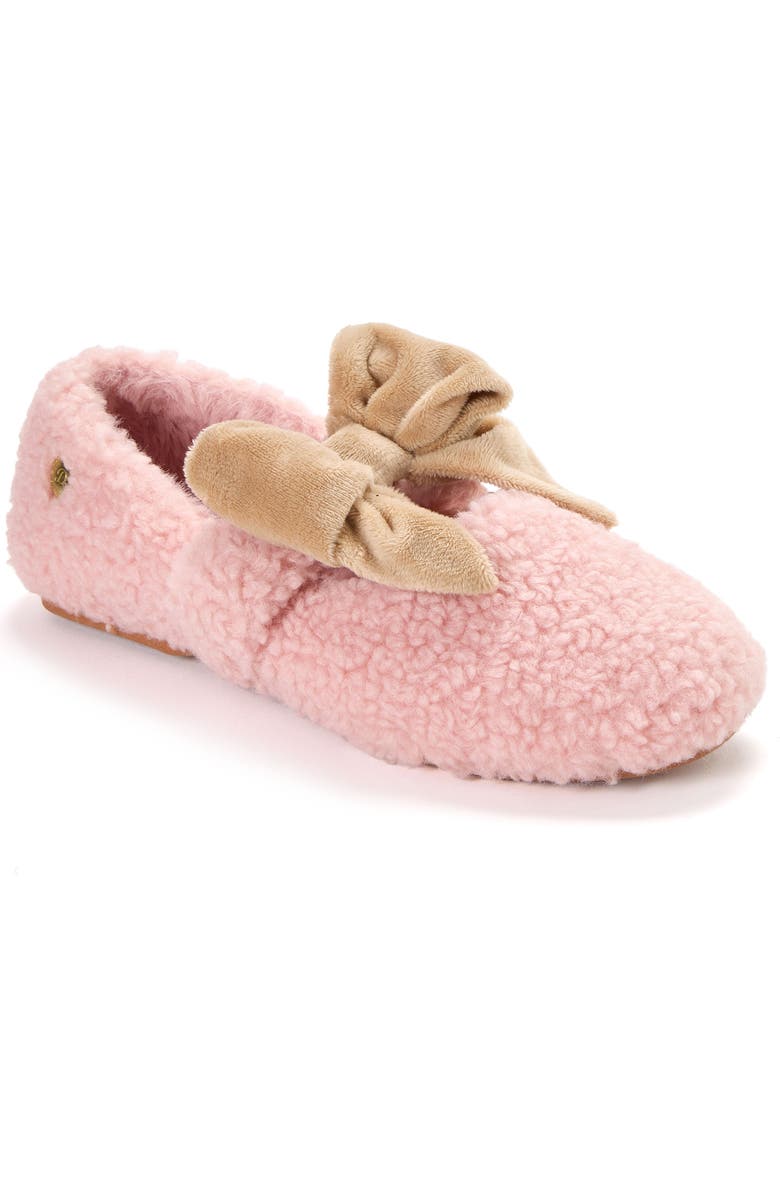 DEARFOAMS Maryanne Luxe Teddy Maryjane, Main, color, Pink