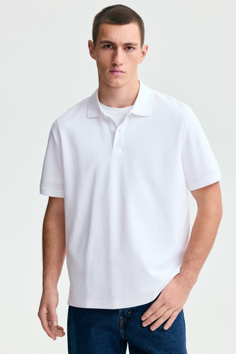 Regular Fit Polo Shirt, Main, color, White