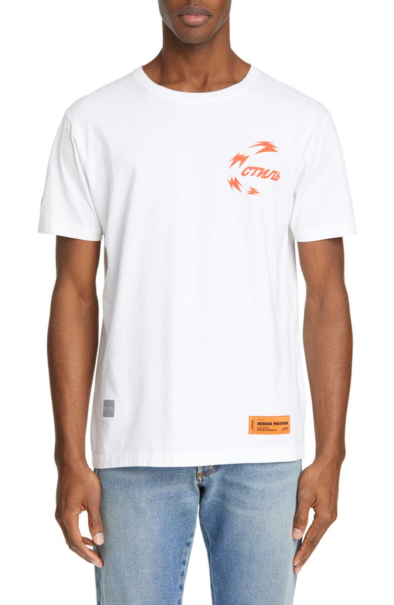 Heron Preston Herons Logo T-Shirt, Main, color, 