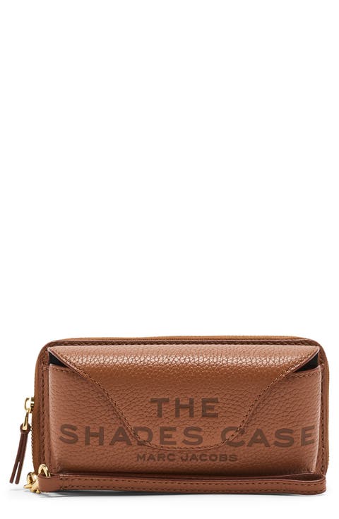 The Shades Leather Sunglasses Wristlet