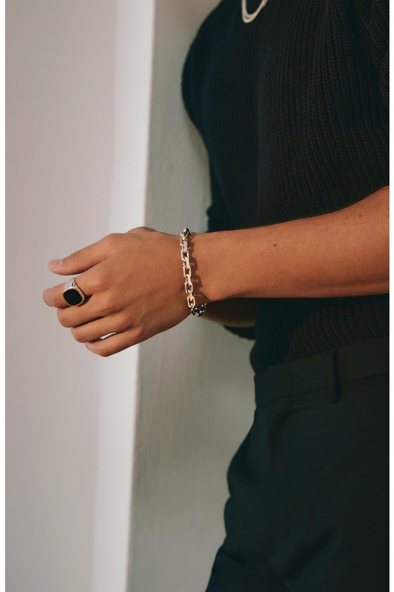 Bring It Chain Bracelet, Alternate, color, Silver