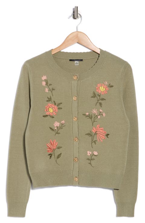 Embroidered Cardigan