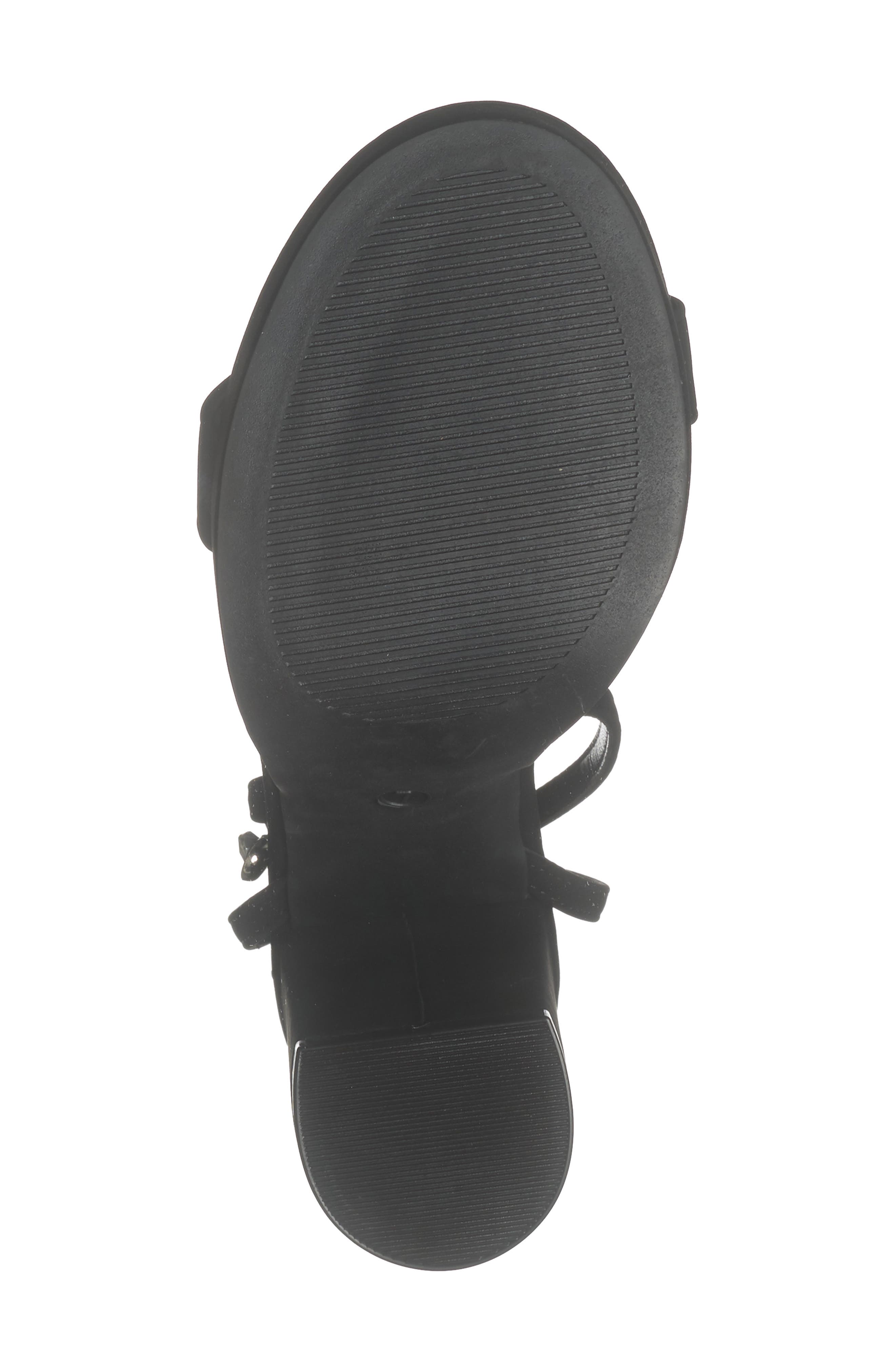 Milani Platform Sandal, Alternate, color, BLACK