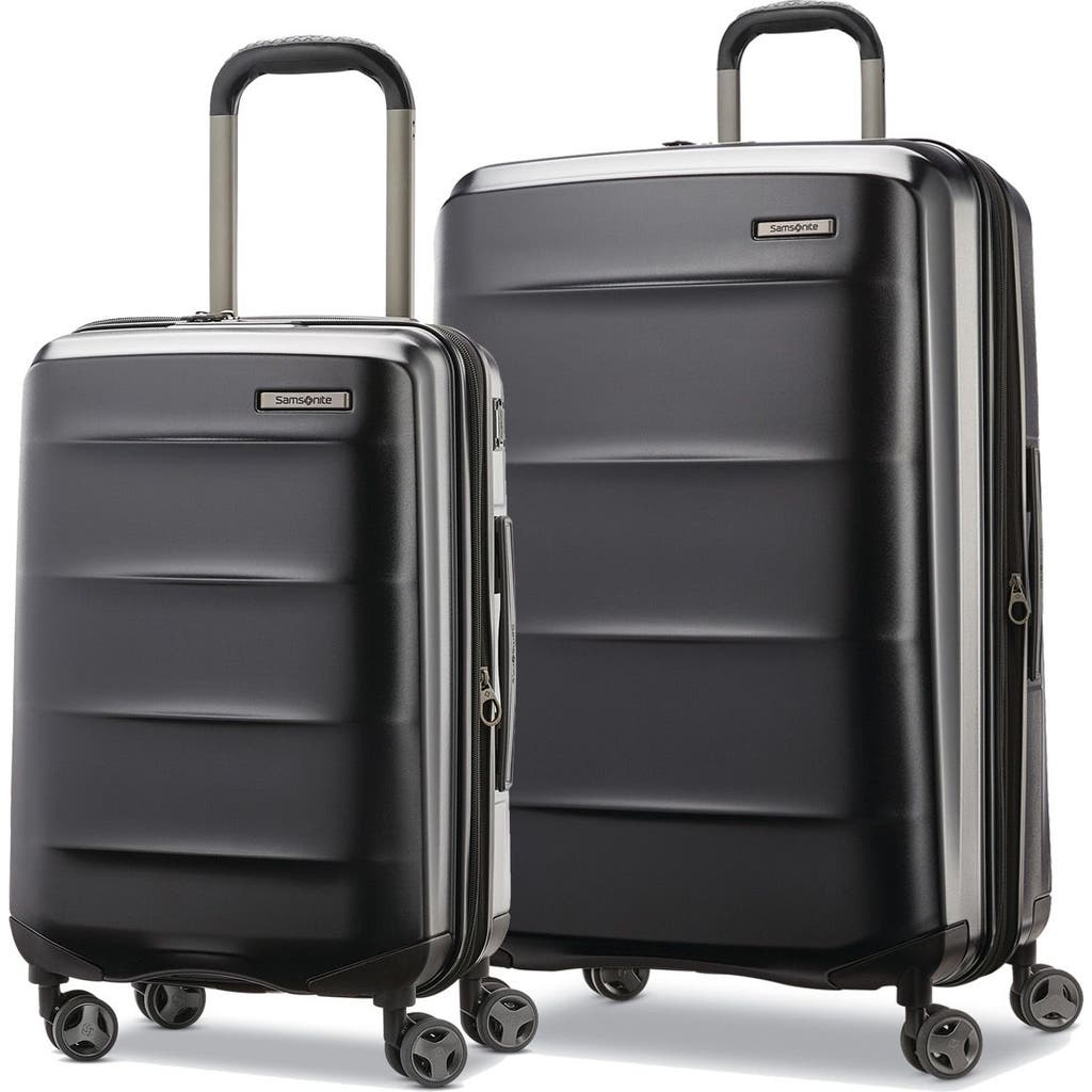 Samsonite Octiv 2-piece Set (20/28) Hardside Spinner In Black