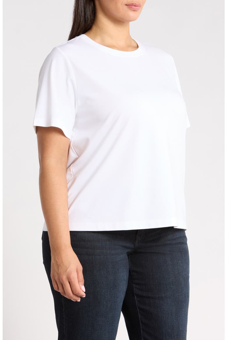 Crewneck Relaxed T-shirt, Alternate, color, WHITE