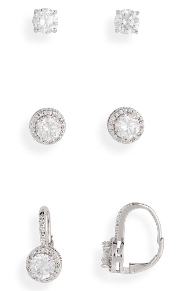 NORDSTROM RACK Set of 3 Earrings, Main, color,