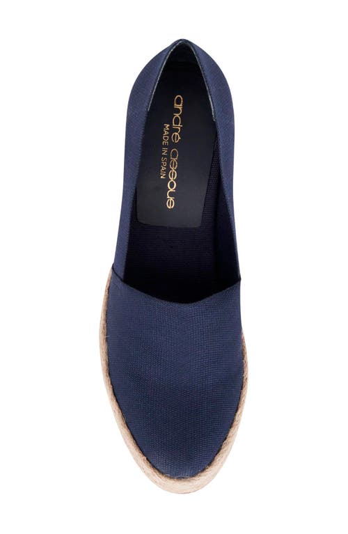 Andre Assous André Assous Patti Espadrille Wedge In Navy