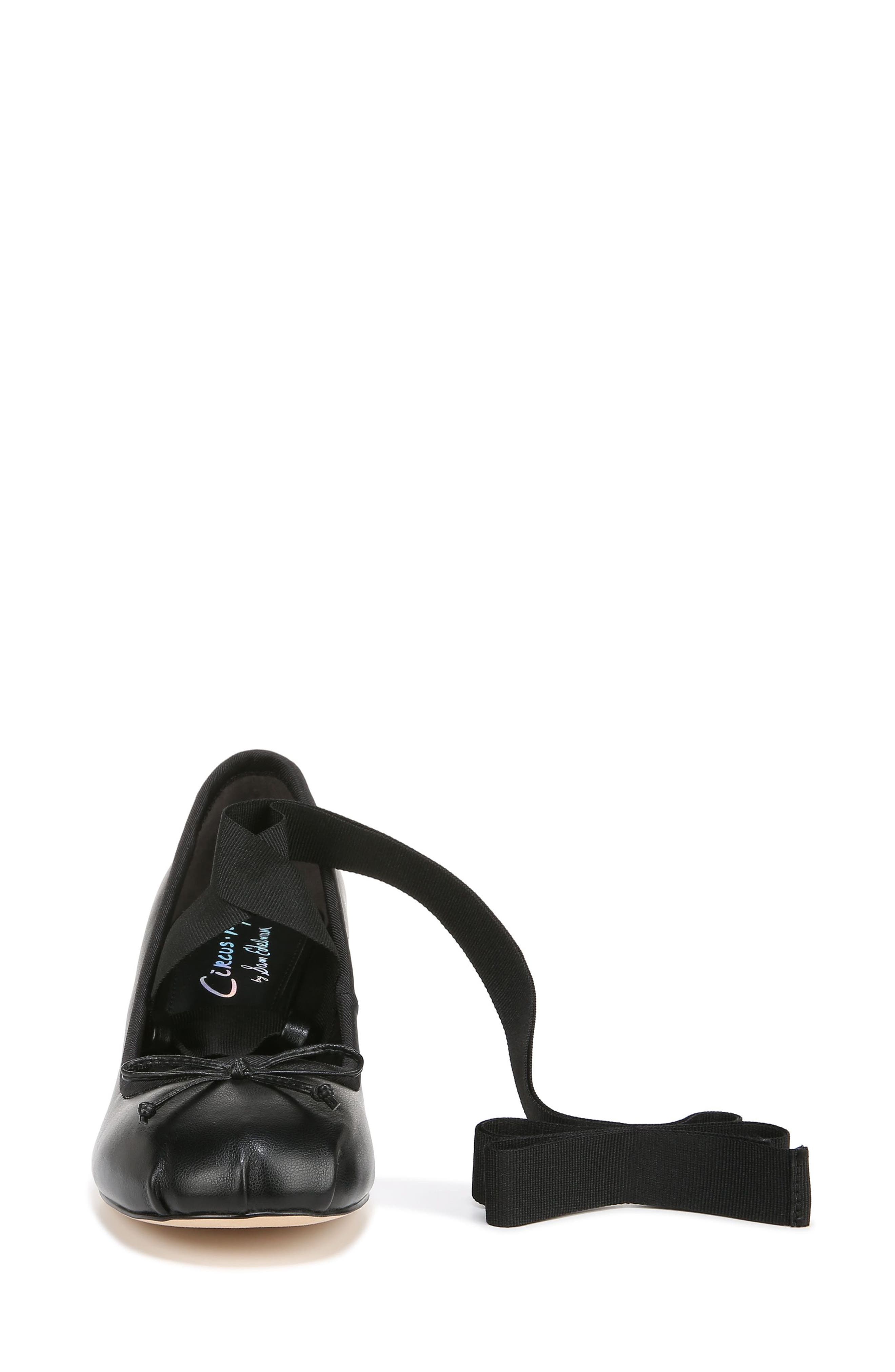 Circus NY by Sam Edelman Della Ankle Wrap Pump, Alternate, color, Black