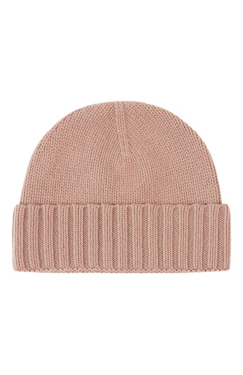 Cashmere Rib Knit Hat /Unisex/