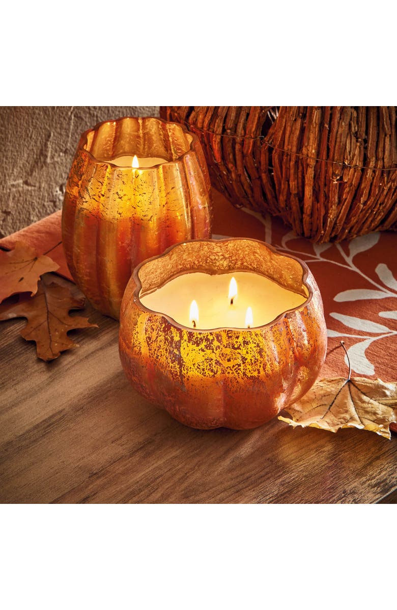 tag Harvest Pumpkin Scented Candle for Thanksgiving - 14 Hour Burn, Alternate, color, Multicolored