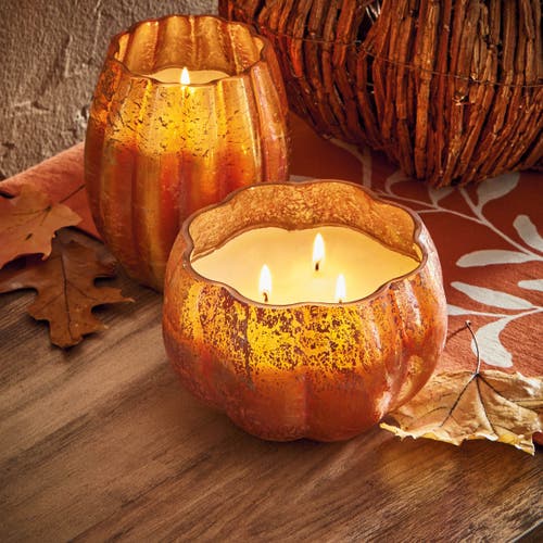Tag Harvest Pumpkin Scented Candle For Thanksgiving In Orange