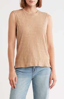 ATM Anthony Thomas Melillo Schoolboy Cotton Slub Jersey Sleeveless T-Shirt