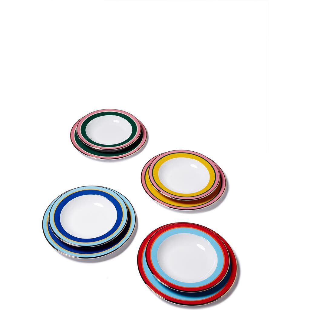 La Doublej Tableware Multicolor 1 In Rainbow Mix