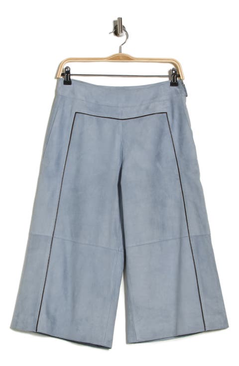 Leather Bermuda Shorts