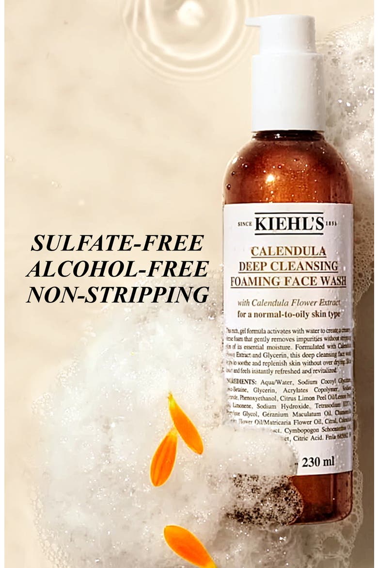 Calendula Deep Cleansing Foaming Face Wash, Alternate, color, NO COLOR