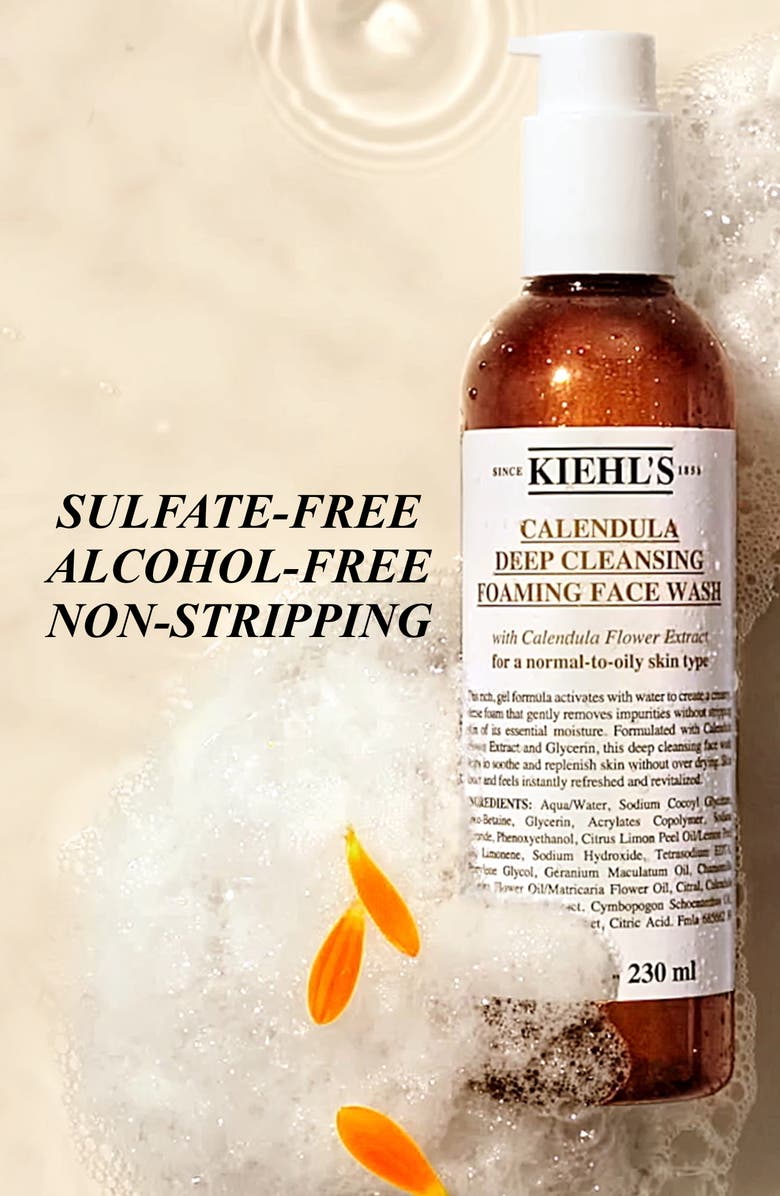 Kiehl's Since 1851 Calendula Deep Cleansing Foaming Face Wash, Alternate, color,