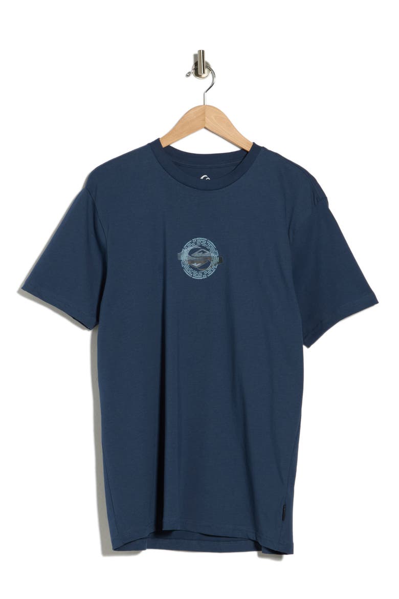 Yin Vortex Graphic T-Shirt, Alternate, color, NAVY