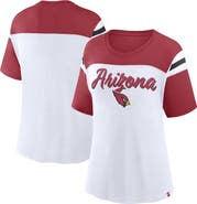 FANATICS Women's Fanatics White/Cardinal Arizona Cardinals Cheer Chant Fashion Crop Top