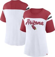 FANATICS Women's Fanatics White/Cardinal Arizona Cardinals Cheer Chant Fashion Crop Top