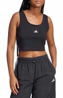 adidas Cropped Stretch Cotton Tank