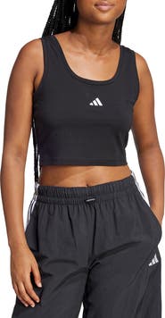 adidas Cropped Stretch Cotton Tank