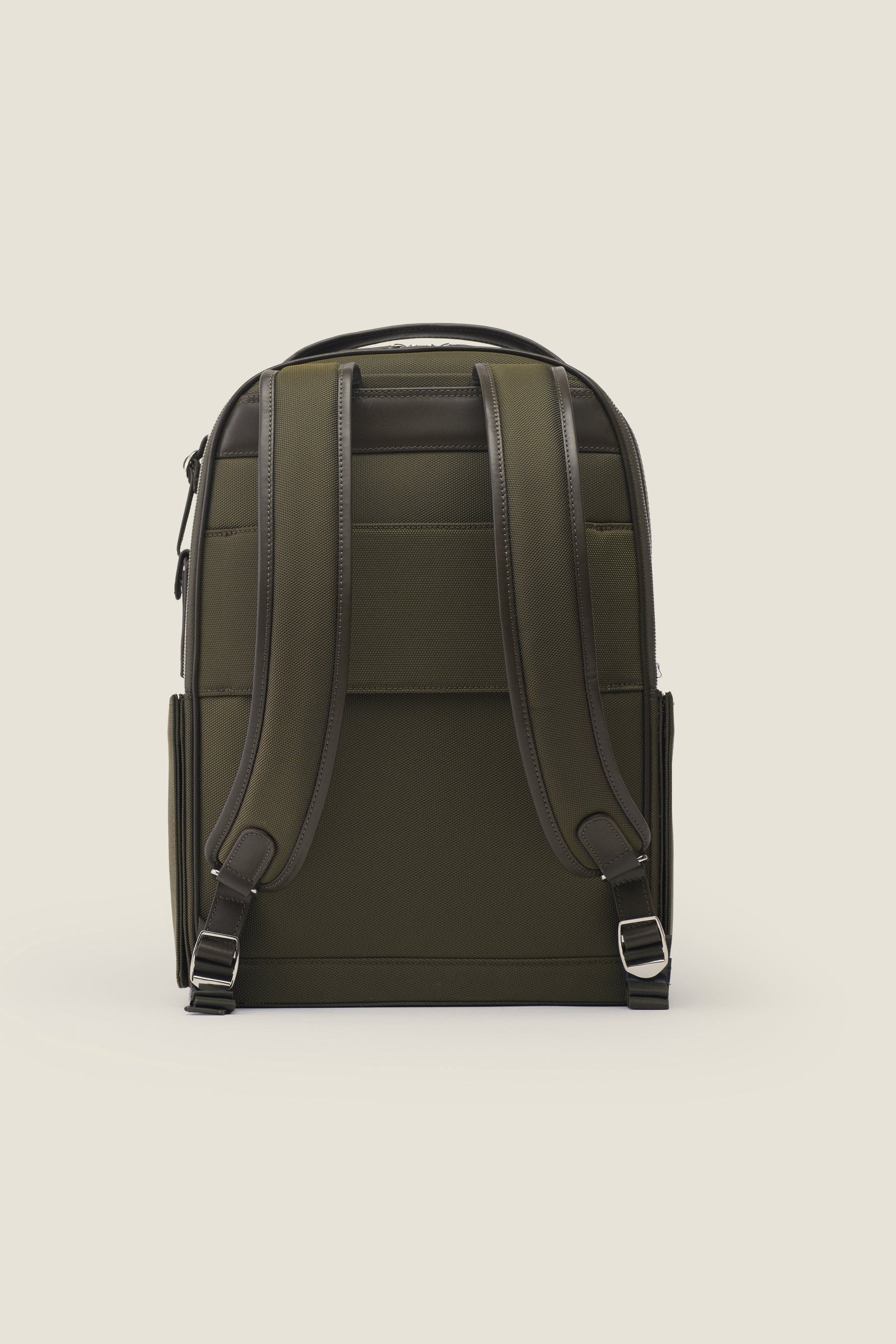 Pilot Organized Expandable Nylon Travel Backpack, Alternate, color, Olive Nylon