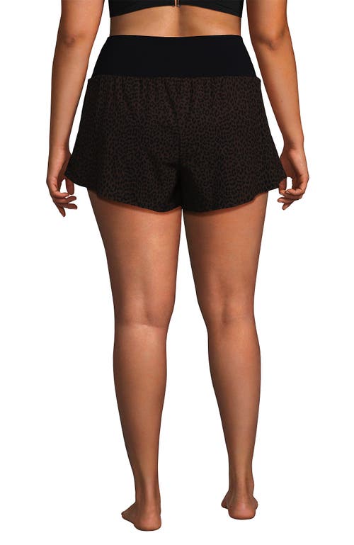 Lands' End 3" Pinchless Flutter Swim Short With Panty In Gold