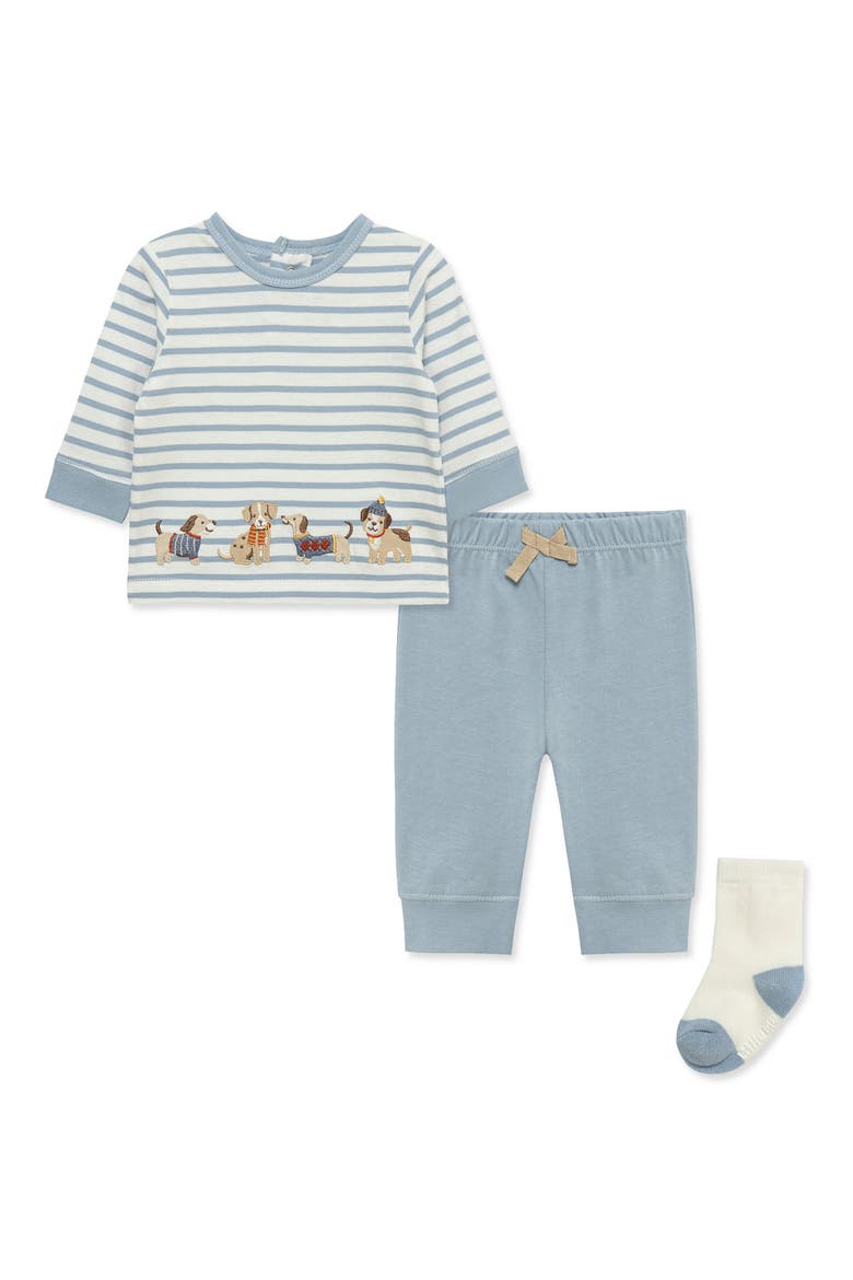 Kids' Puppies Jogger Set, Main, color, BLUE