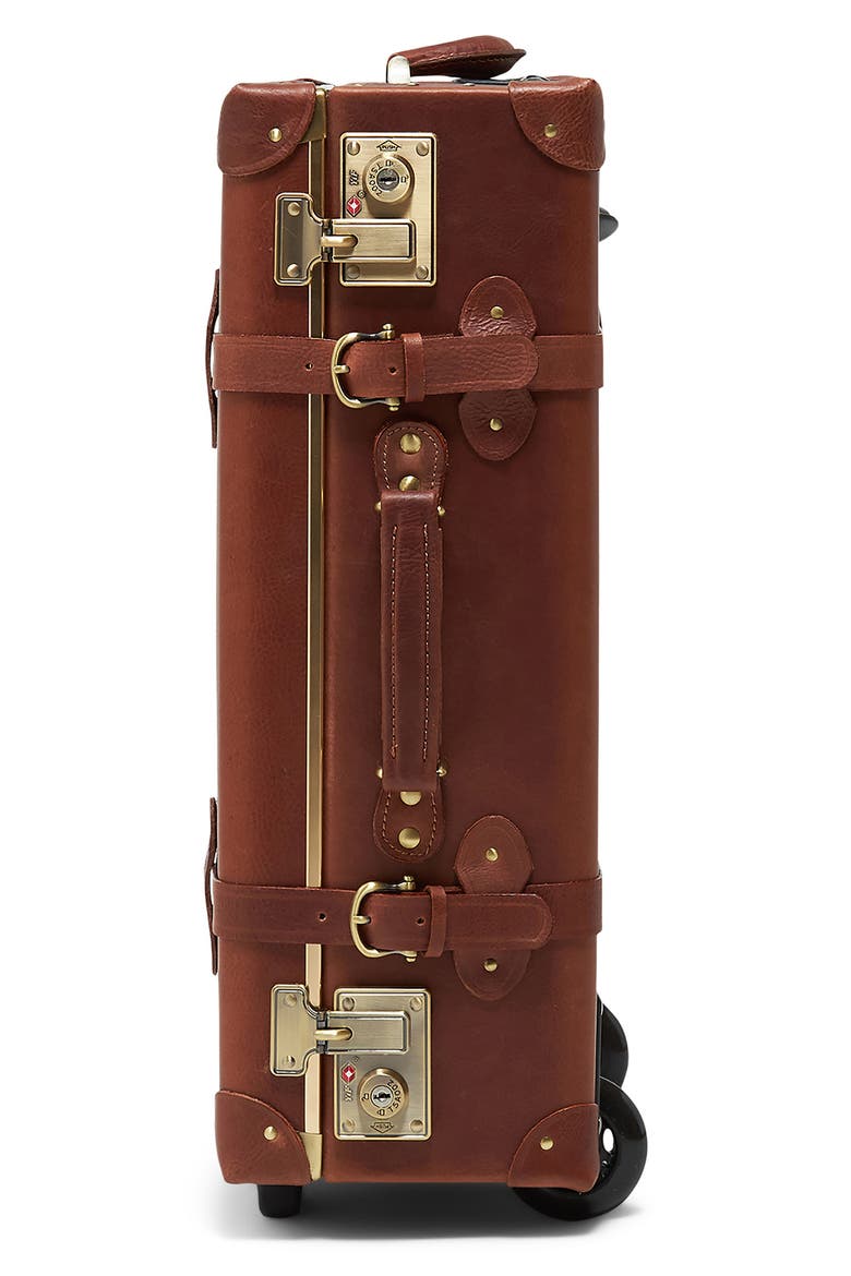 The Pioneer 20-Inch Rolling Carry-On, Alternate, color, BROWN