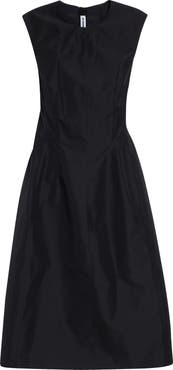Jil Sander Technical Faille Midi Dress
