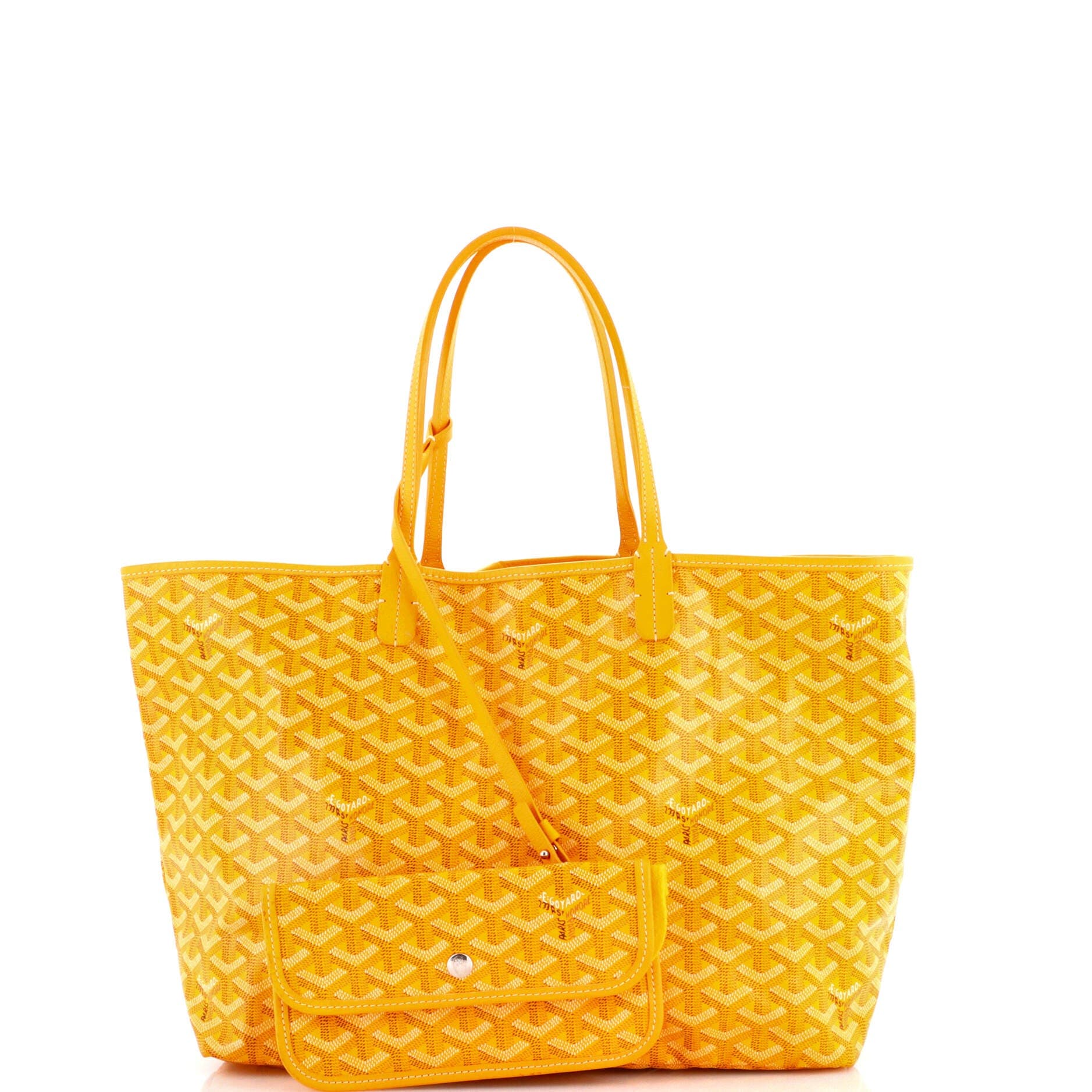Pre-Owned Goyard Saint Louis Tote Coated Canvas PM, Alternate, color, Yellow