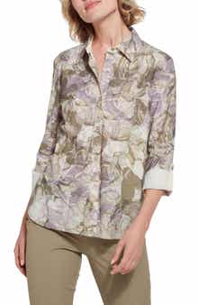 Lysse Connie Roll Tab Button Front Shirt