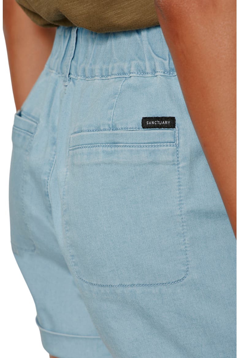 Wander On Denim Shorts, Alternate, color, SKYLINE BLUE