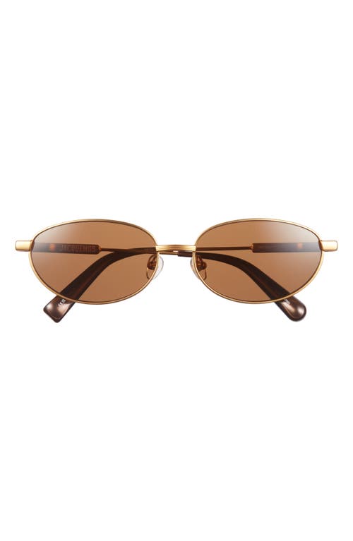 Jacquemus Les Lunettes Alba Sunglasses In Brown