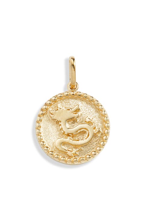 Dew Drop Dragon Medallion Pendant