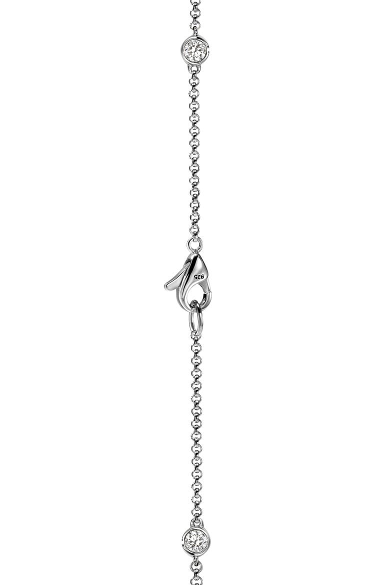 JH Lovestruck™ Station Bracelet, Sterling Silver, Lab-Grown Diamonds, 1.45TCW, Alternate, color, SILVER