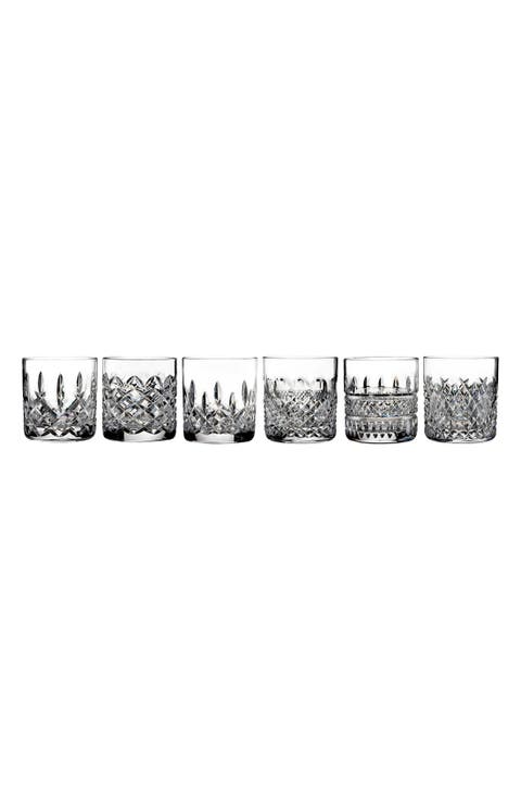 Lismore Connoisseur Heritage Set of 6 Straight Sided Lead Crystal Tumblers