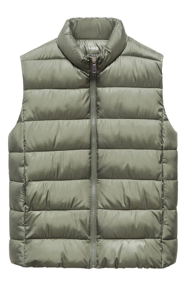 MANGO Ultralight Quilted Water Repellent Vest, Alternate, color, 