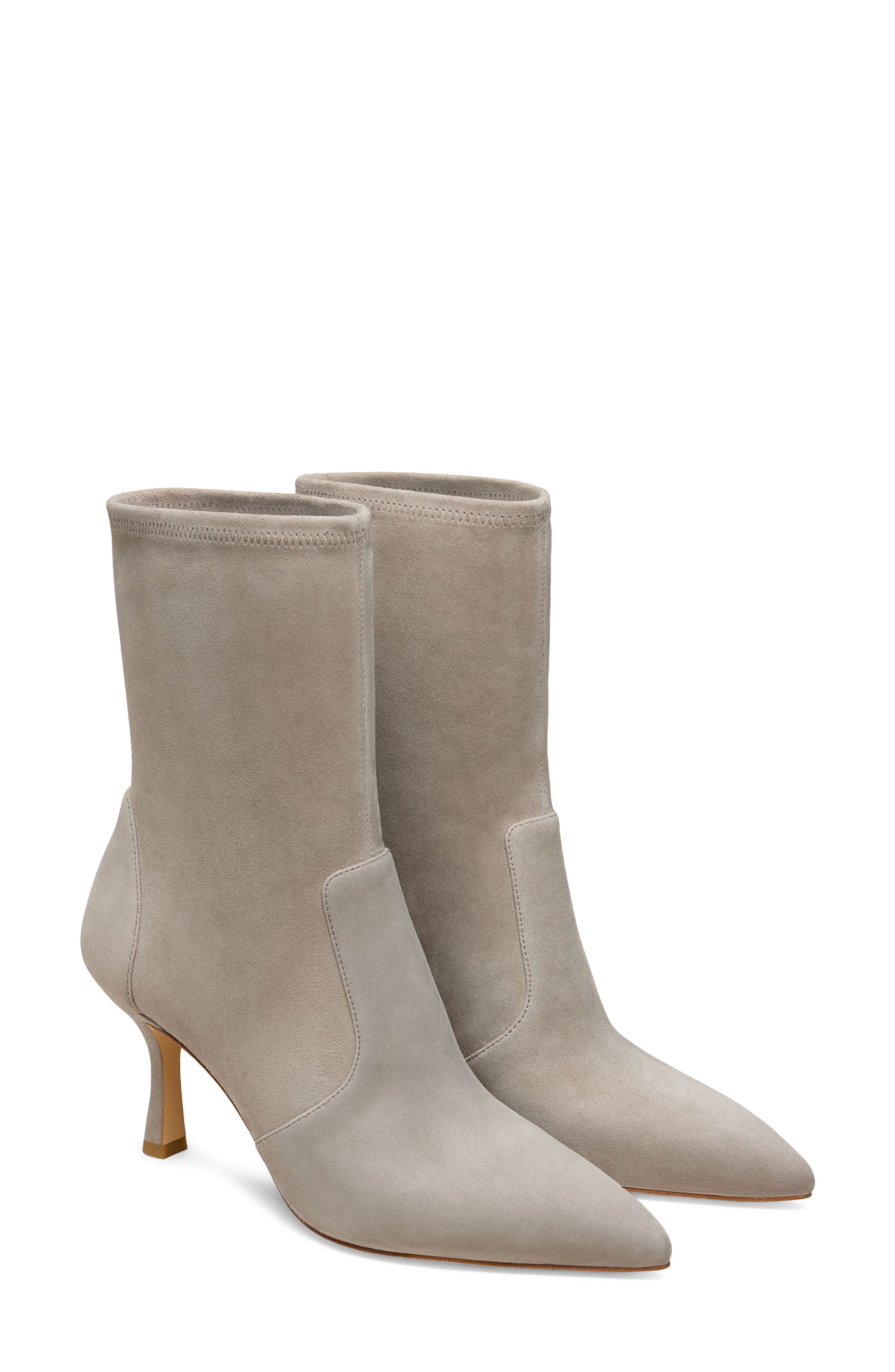 Valentina Stretch Leather Bootie