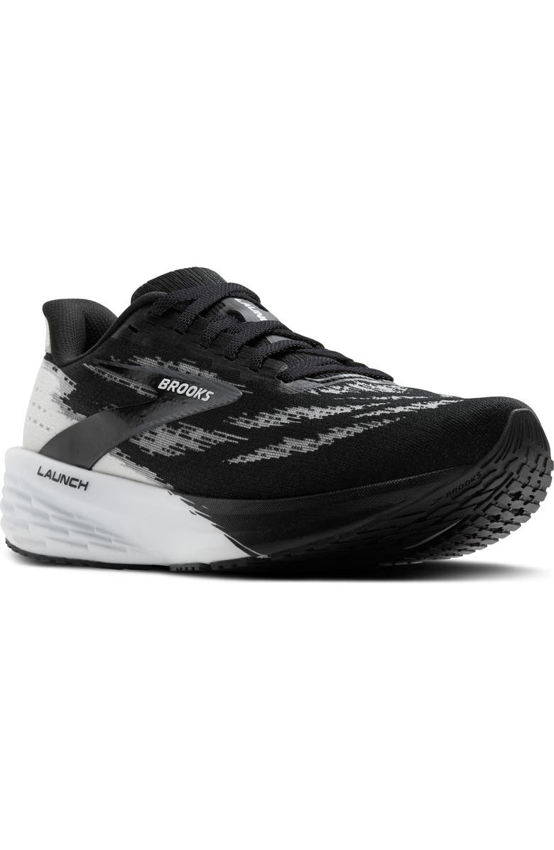 Brooks Launch 11 Running Shoe, Main, color, Black/ White