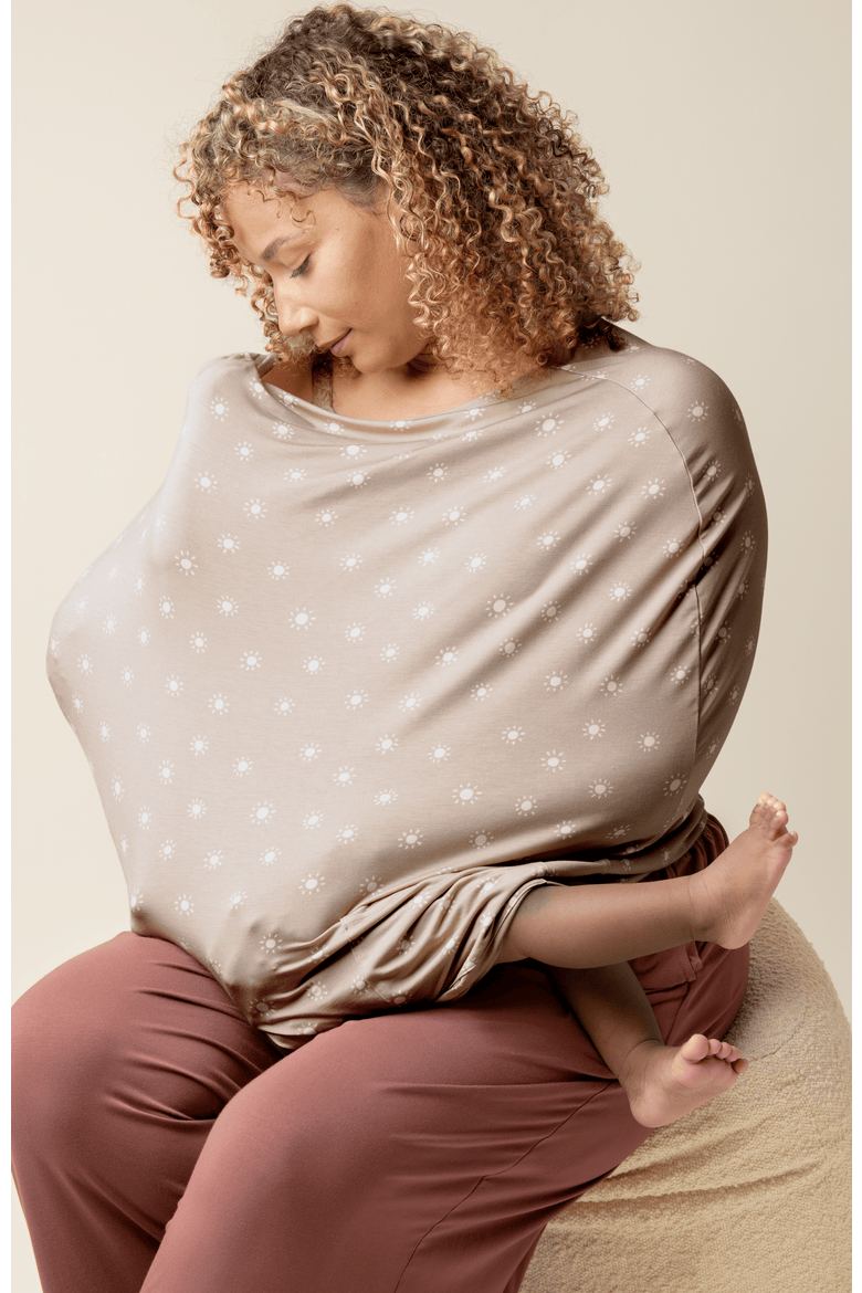 Multi-Use Nursing Cover, Alternate, color, Fawn Sunburst