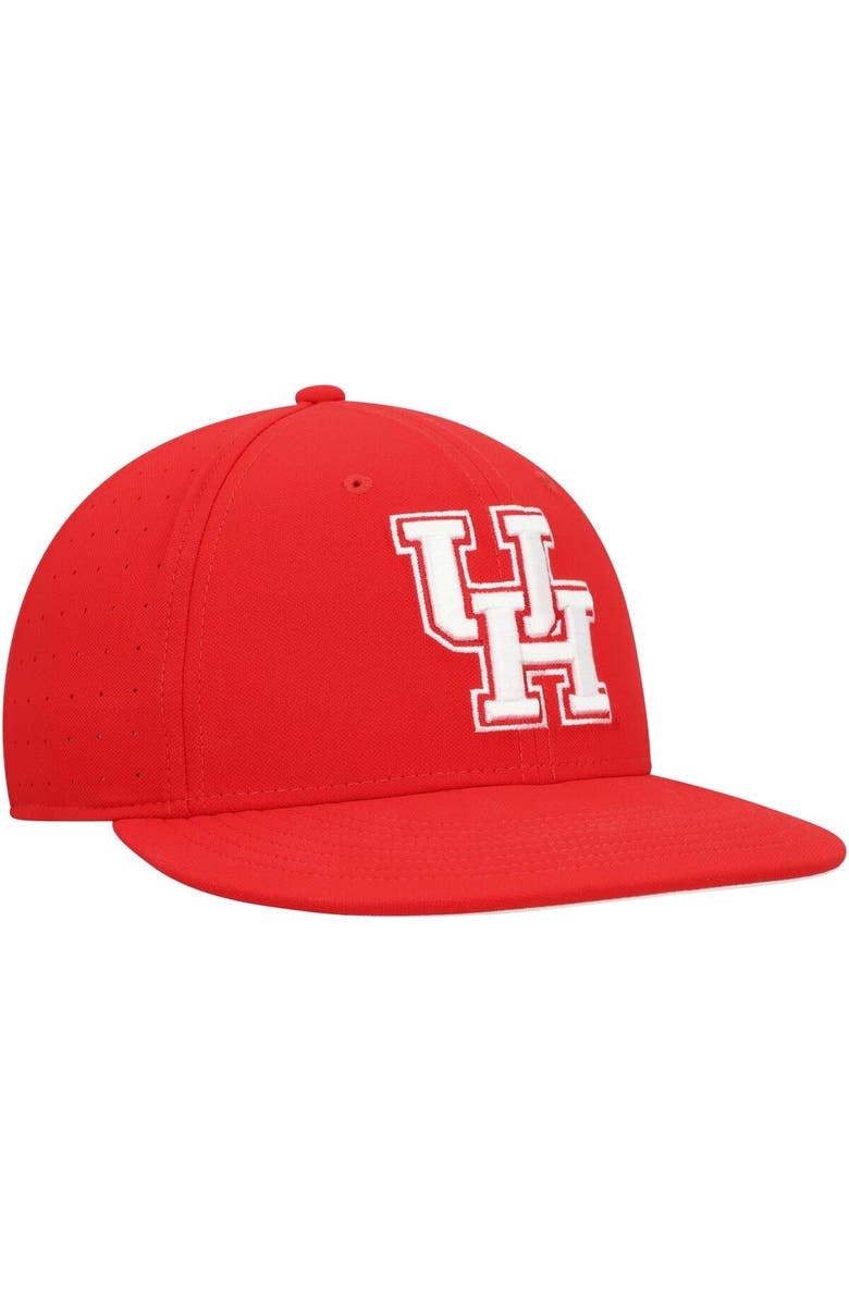 Nike Men's Nike Red Houston Cougars True AeroBill Performance Fitted Hat, Alternate, color, 